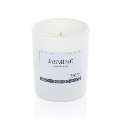Bougie parfumée Jasmin dans un verre Ukiyo – Image 2