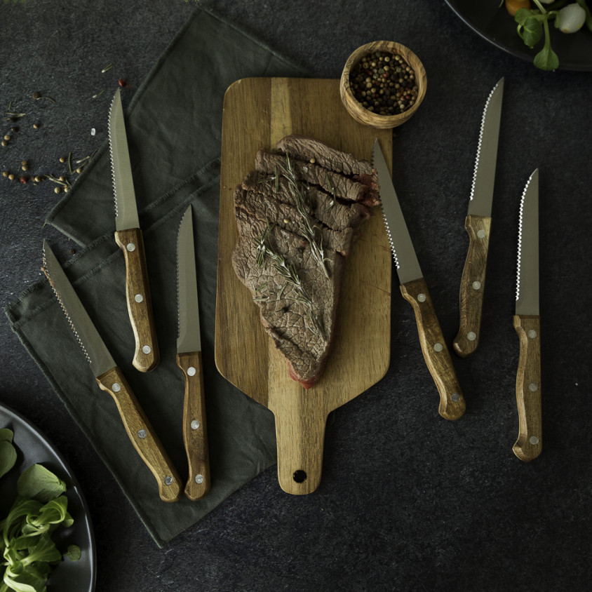 Set de 6 couteaux à steak avec support LIVOO – Image 4