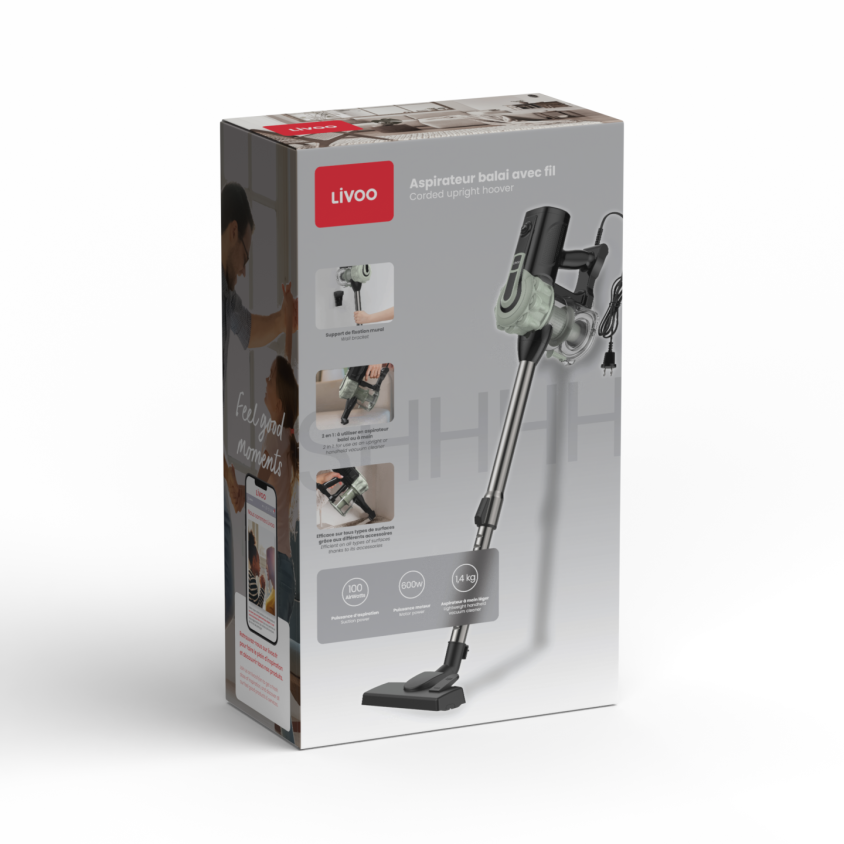 Aspirateur balai avec fil LIVOO – Image 4