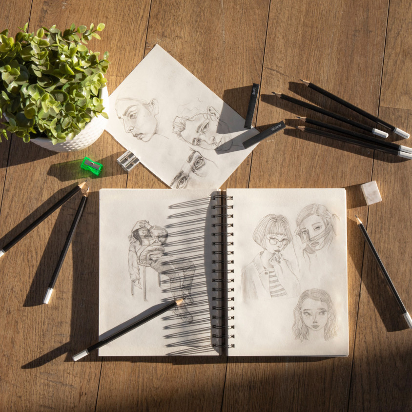 Kit de dessin 19 accessoires – Image 2