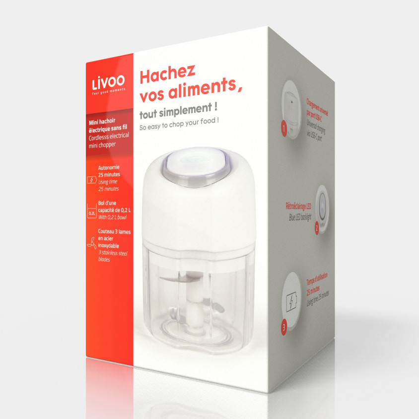 Mini hachoir électrique sans fil – Image 3