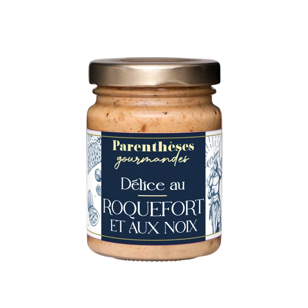 tartinable-roquefort-noix-apero-gourmand-parenthese-gourmande Délice au Roquefort et aux Noix 80g