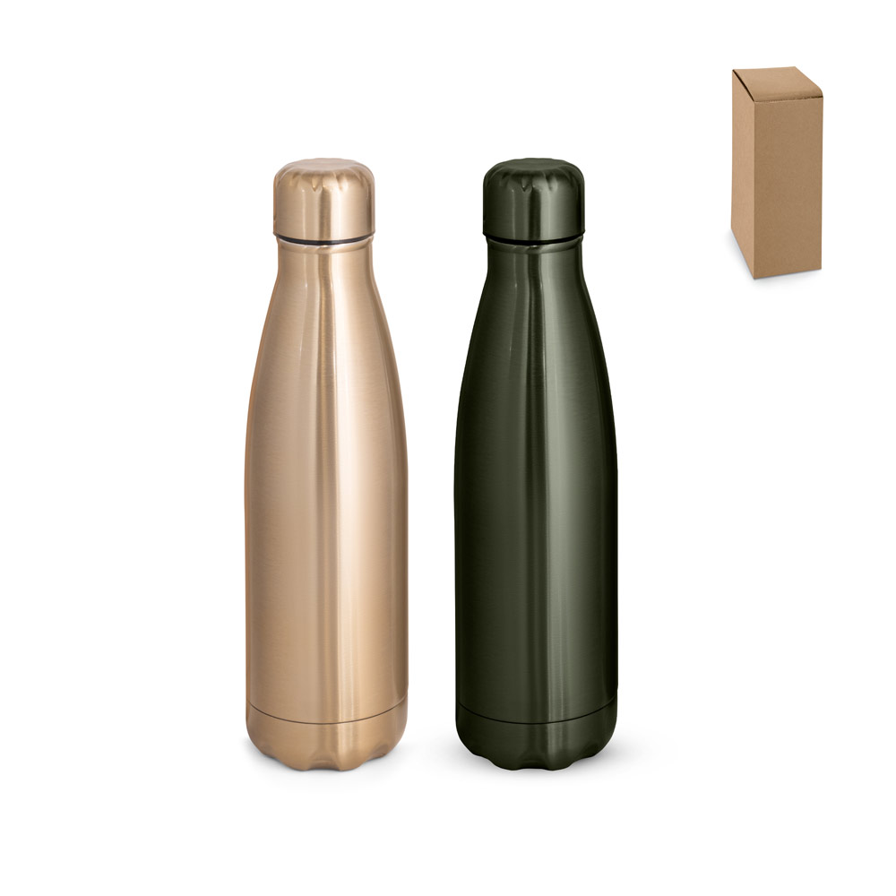 Gourde en acier inoxydable, finition métallique mate 510 ml – Image 3
