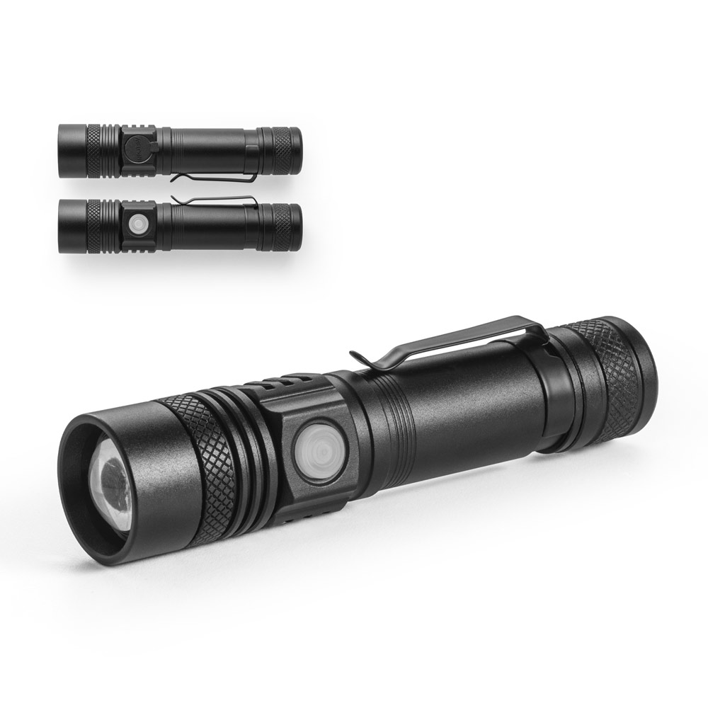 Lampe torche aluminium rechargeable 5W