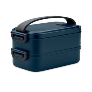 Lunch box double compartiments