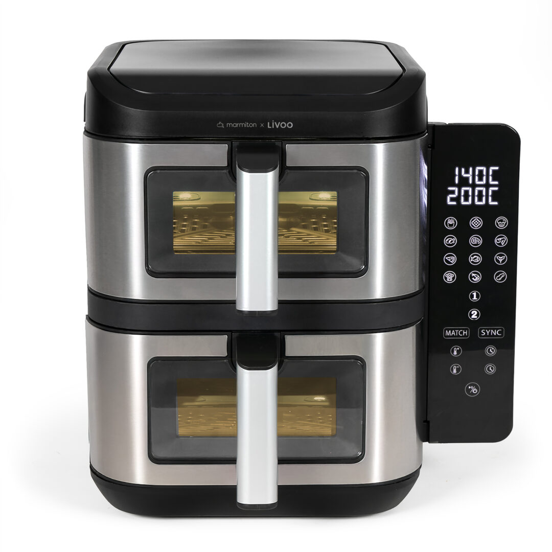 DOC344CO – Image HD 01 Friteuse sans huile double bac 11 L - Livoo x Marmiton
