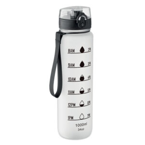 Gourde sport marqueur de temps 1L