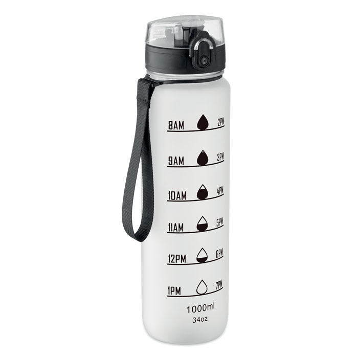 Gourde sport marqueur de temps 1L