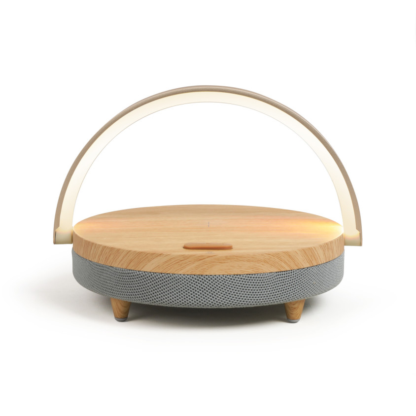 Enceinte LED chargeur induction fast charge Livoo