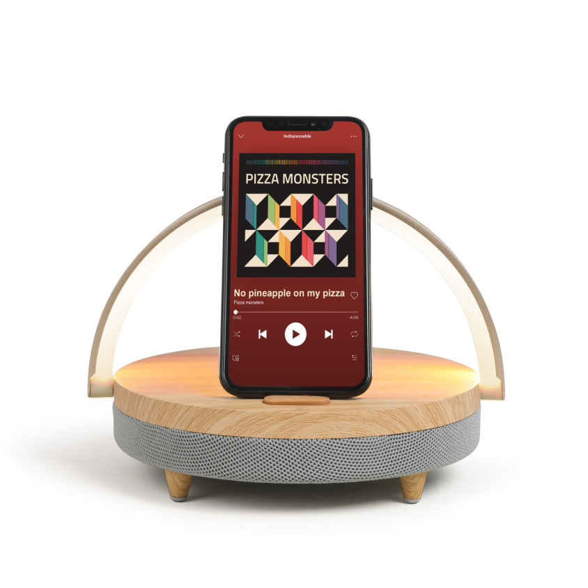 Enceinte LED chargeur induction fast charge Livoo – Image 3