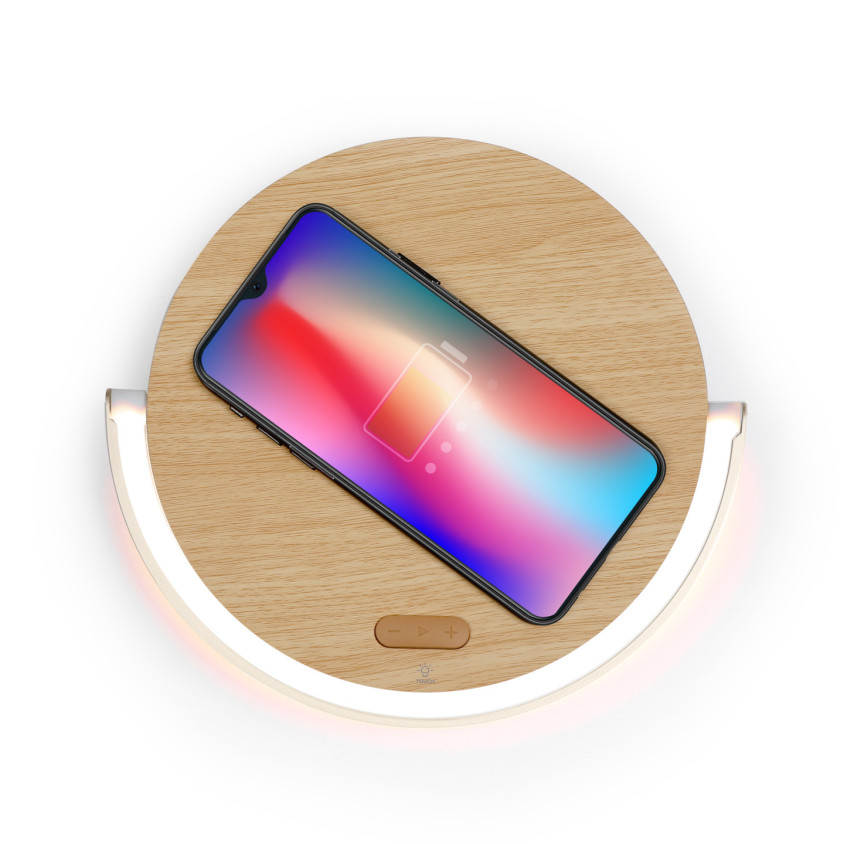 Enceinte LED chargeur induction fast charge Livoo – Image 4