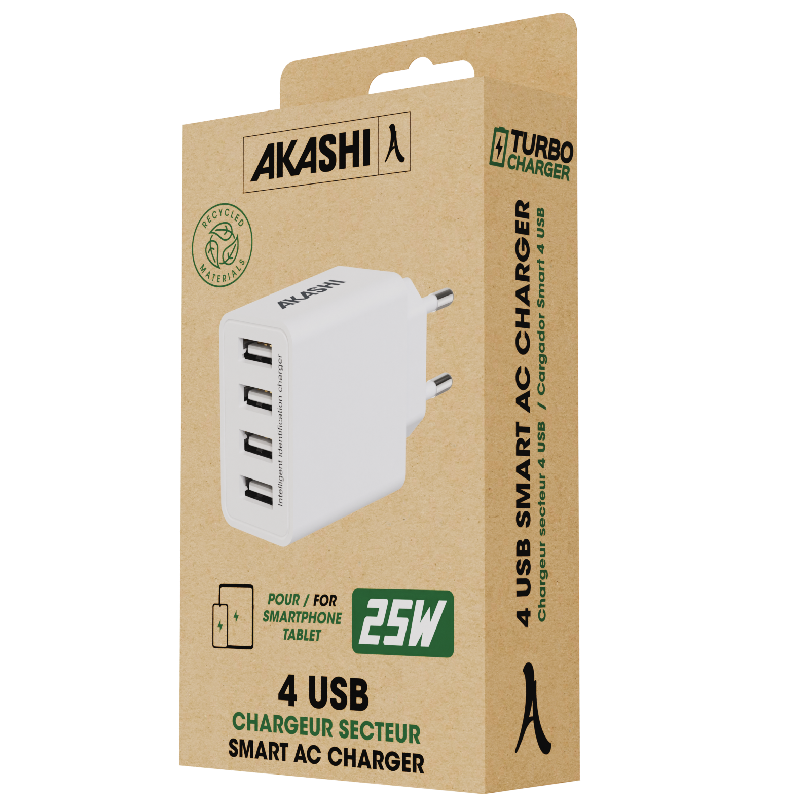 Chargeur secteur 4 usb SHI Akashi – Image 2