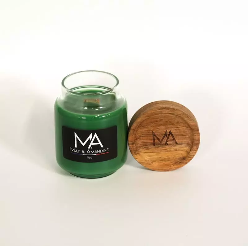 Bougie senteur Pin 130g MAT 30h – Image 3