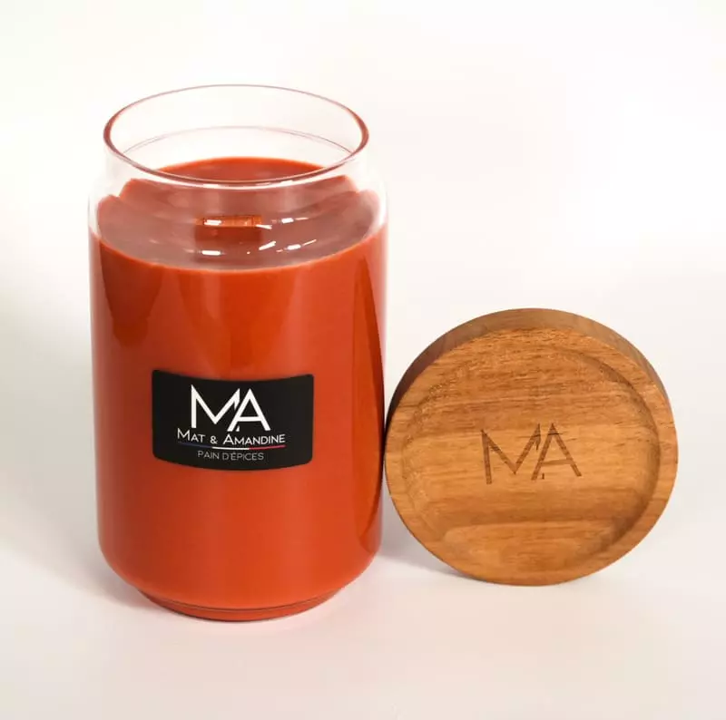 Bougie senteur Pain d'épices 580g MAT 200h – Image 3