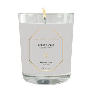 Bougie senteur Ambre Encens 160g LUMEA 50h