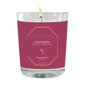 Bougie senteur coco passion 160g LUMEA 50h