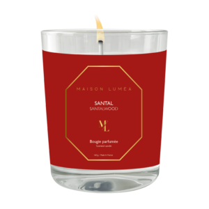 Bougie senteur Santal 160g LUMEA 50h