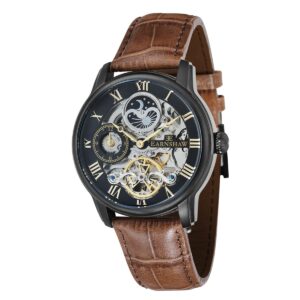 Montre homme Earnshaw LONGITUDE automatique - cadran noir