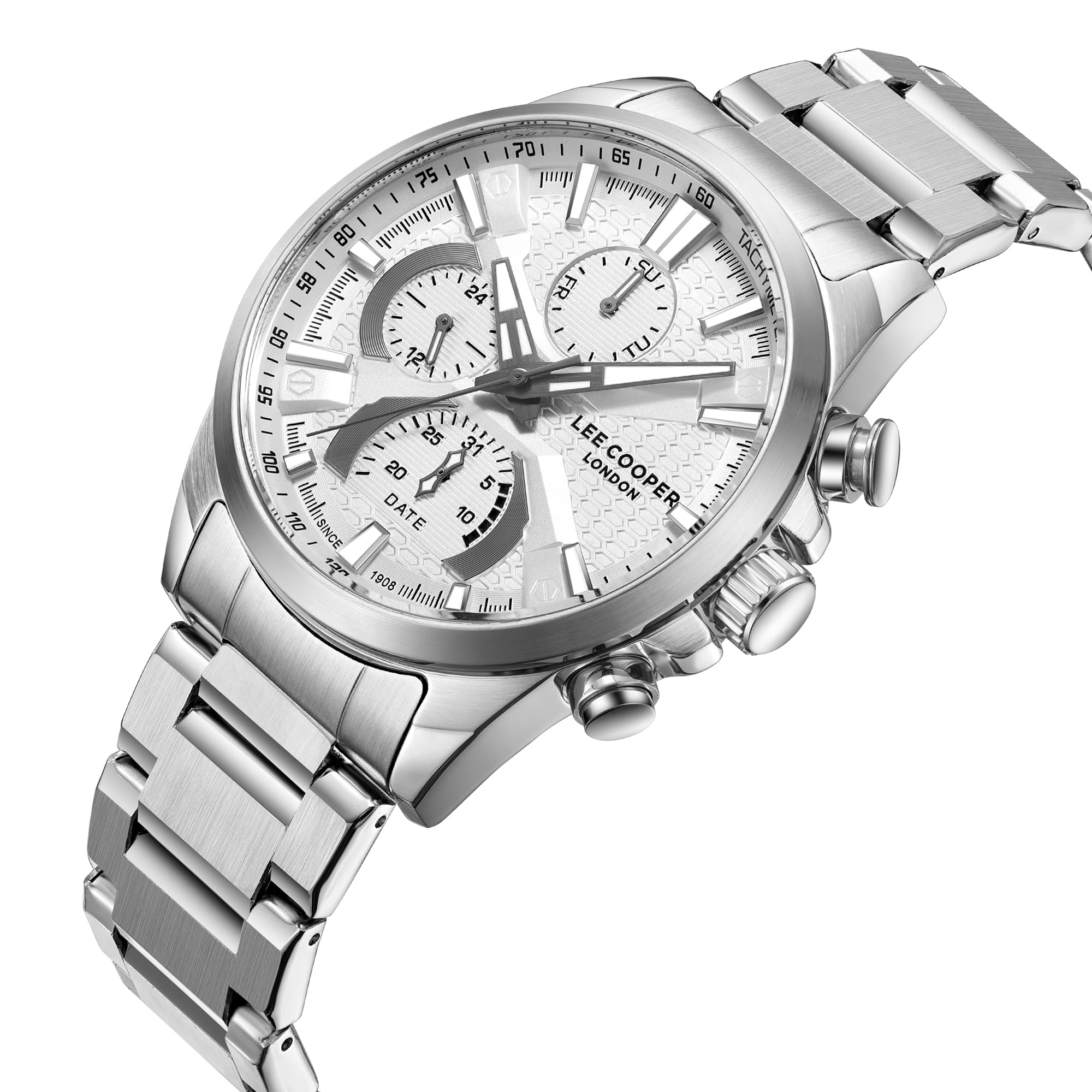 Montre homme - Lee Cooper - Analogique - Ronald - argenté – Image 2