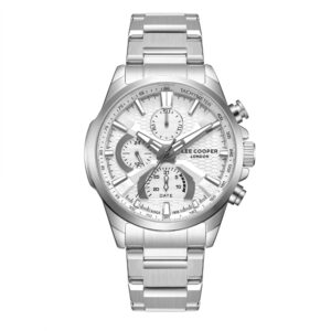 Montre homme - Lee Cooper - Analogique - Ronald - argenté
