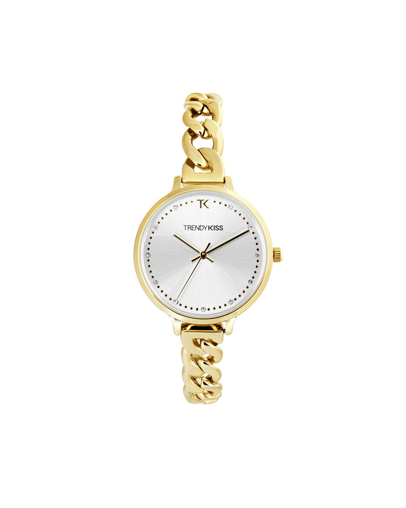 Montre femme Trendy kiss Pauline doré