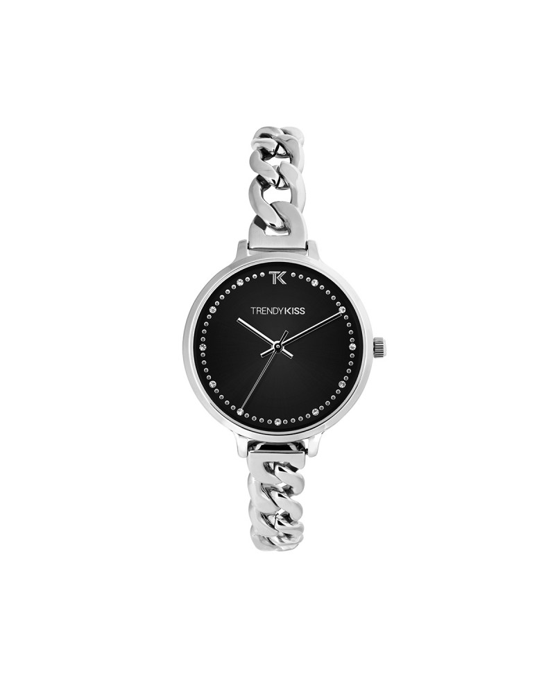 Montre femme Trendy kiss Pauline noir