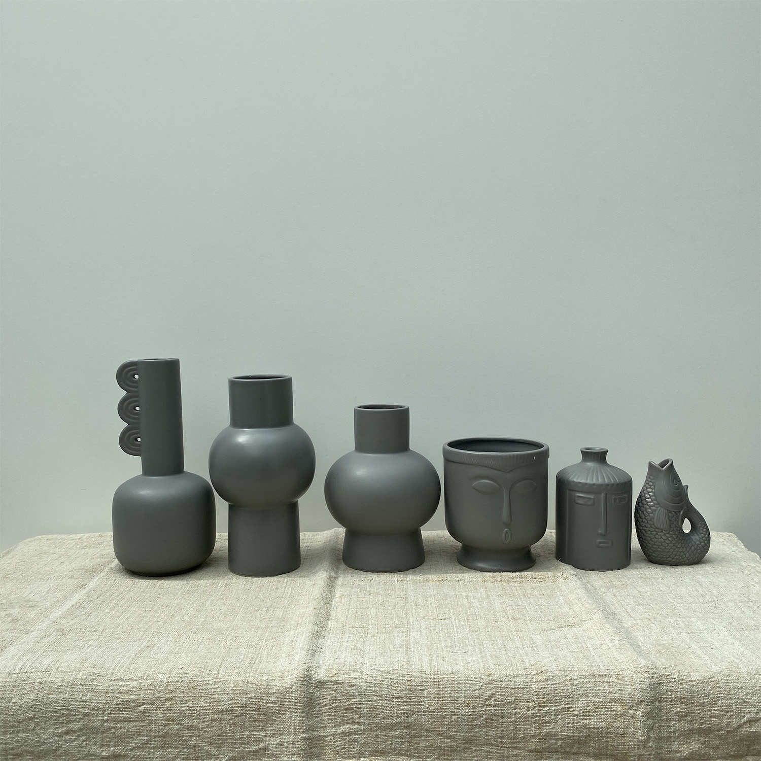 Vase ceramic Rond pm stone – Image 3
