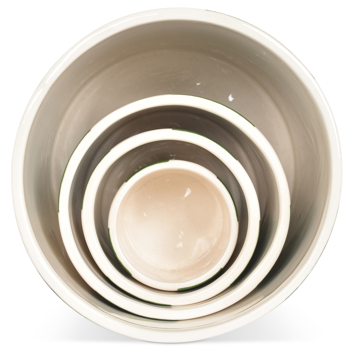 Set de 4 pots rayure vert – Image 6