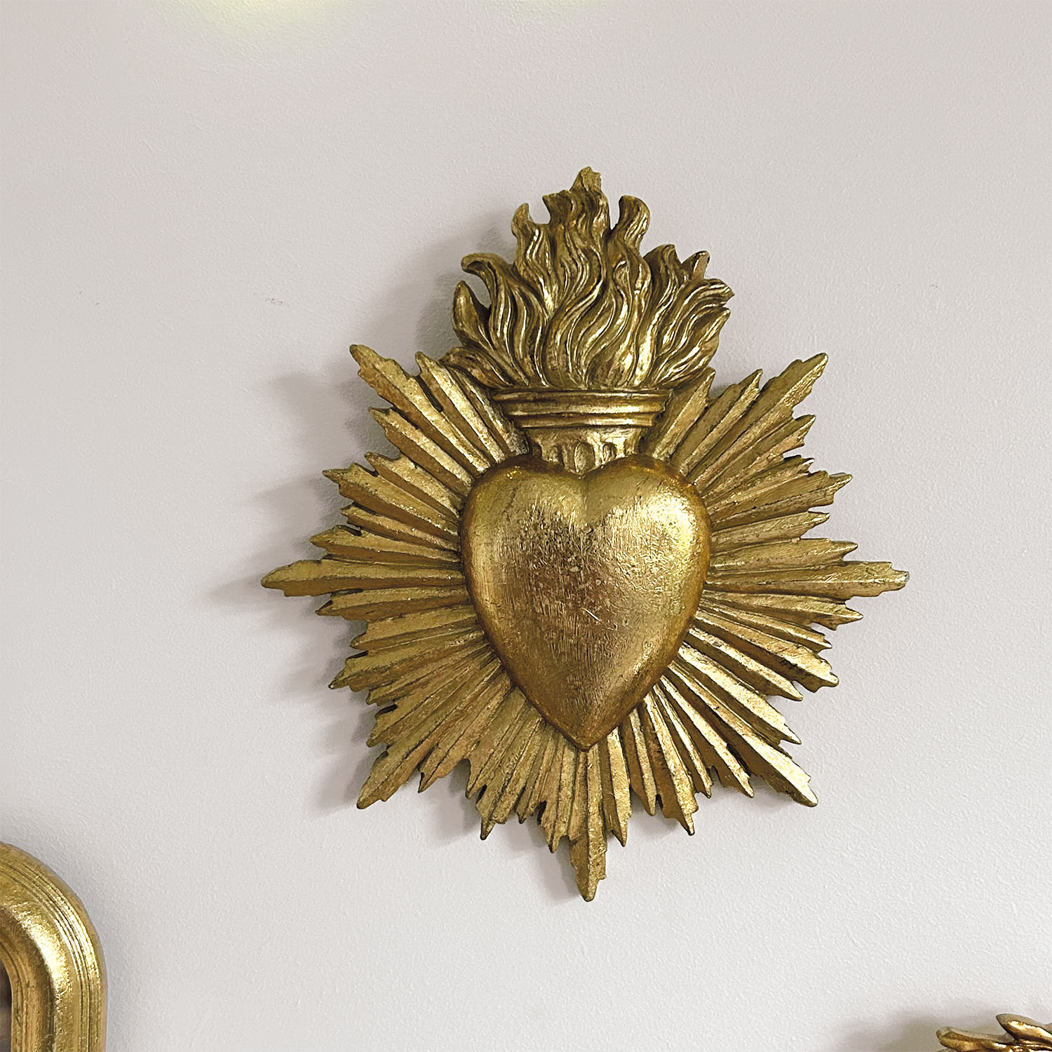 Déco Ex-voto coeur gm doré – Image 3