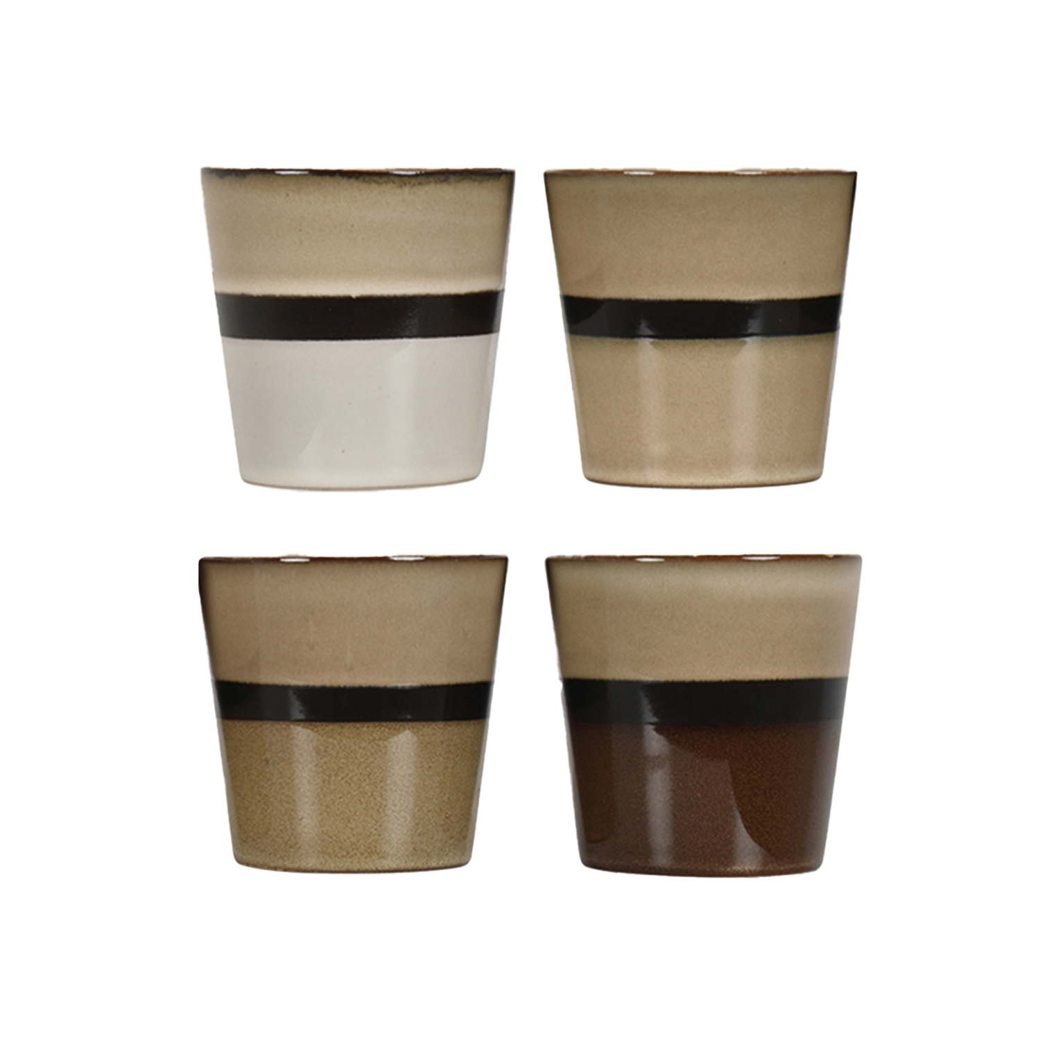 Set de 4 gobelets Lynx naturel