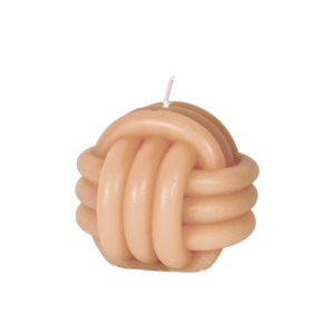 Bougie nœud beige