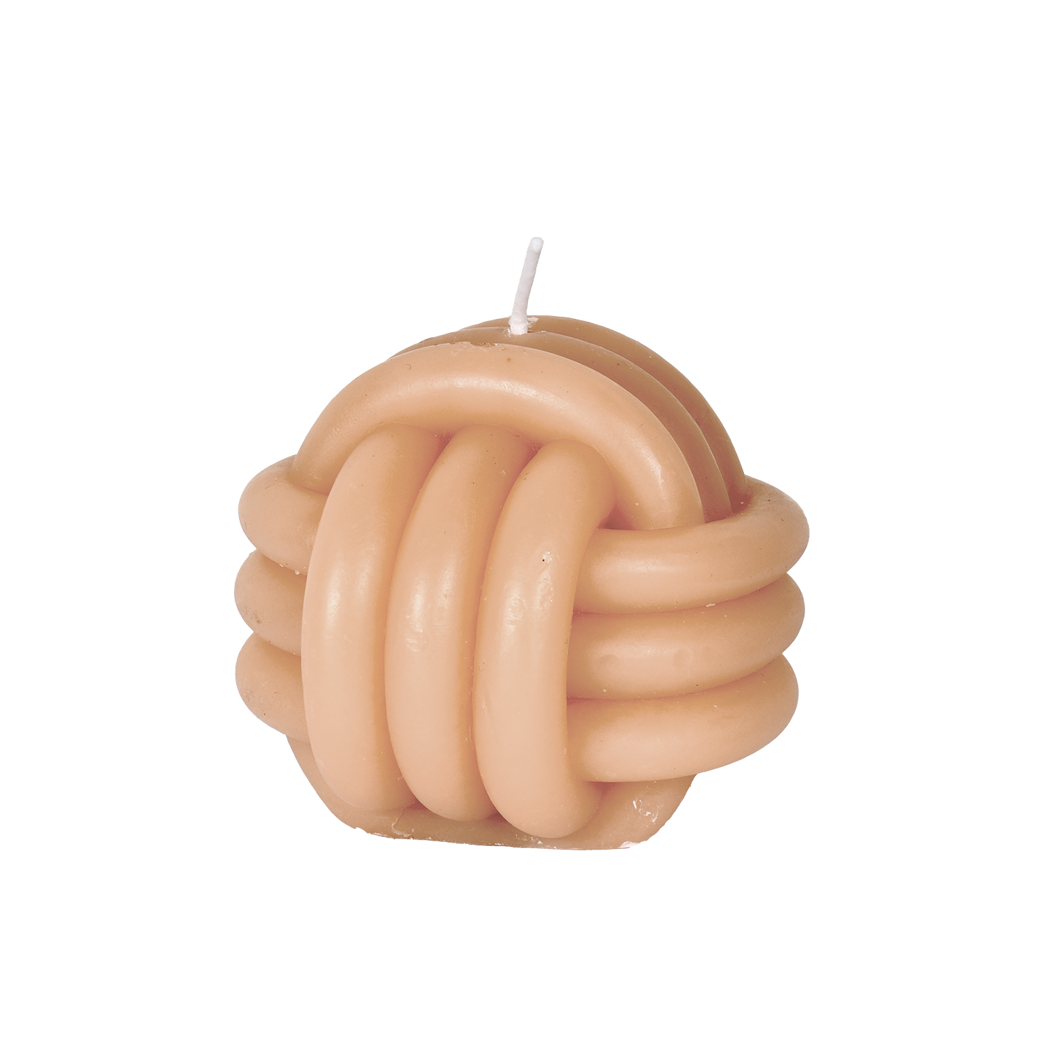Bougie nœud beige