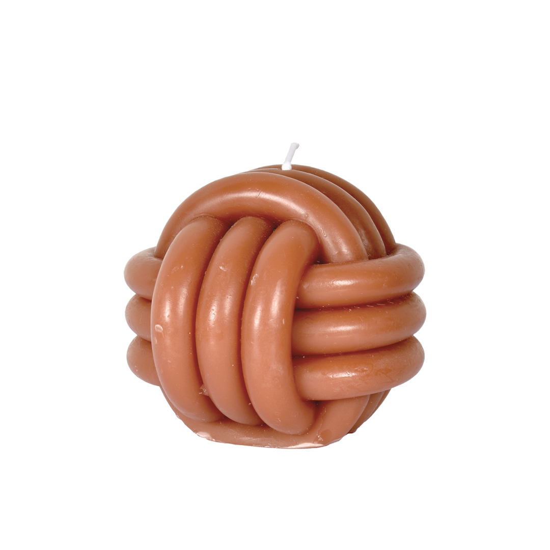 Bougie nœud marron