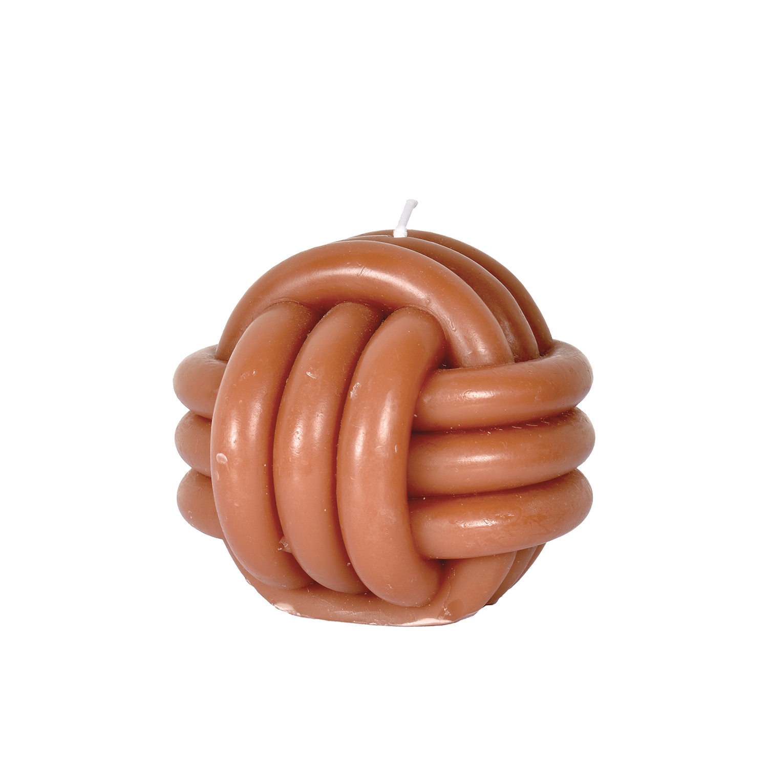 Bougie nœud marron