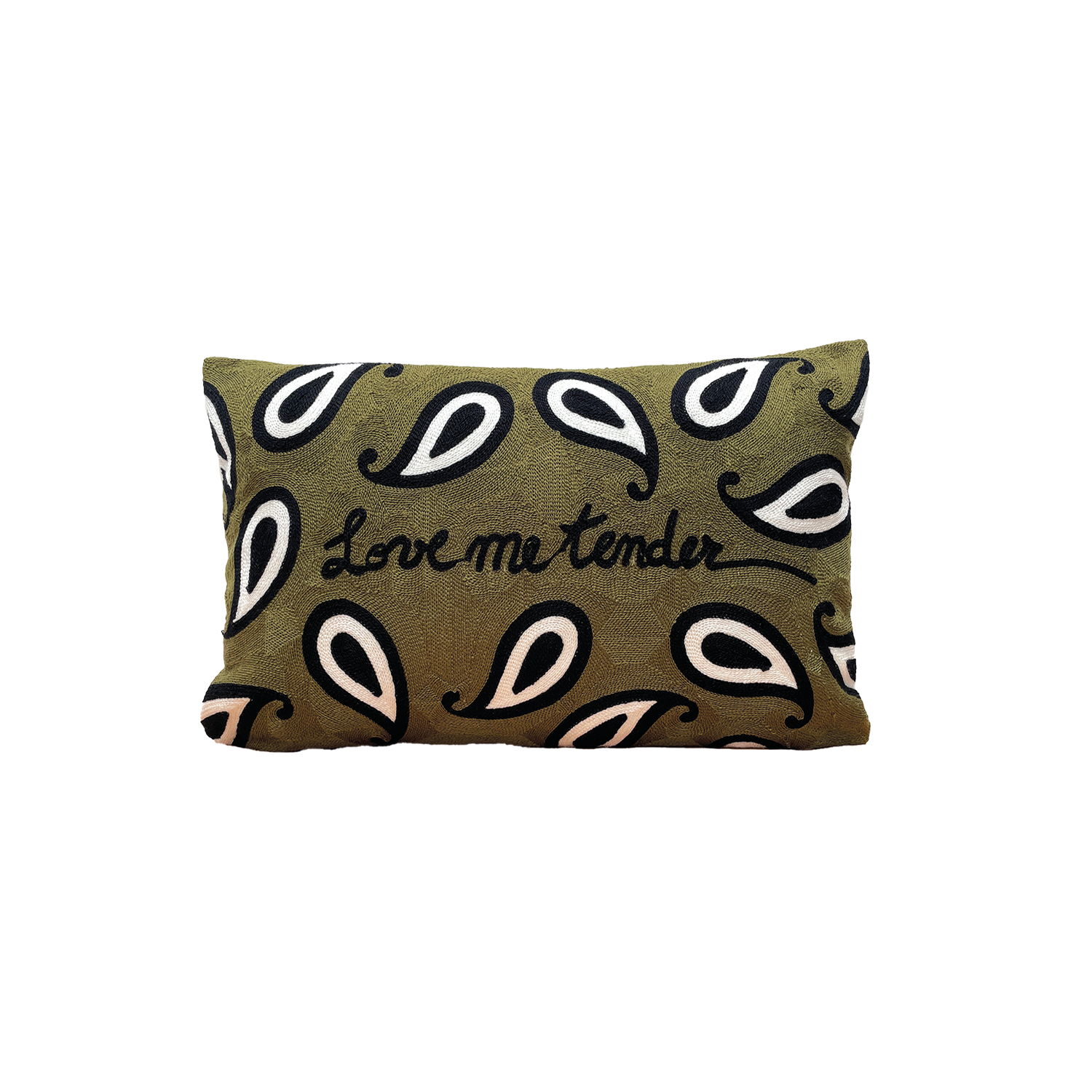 Coussin Influence bandana kaki