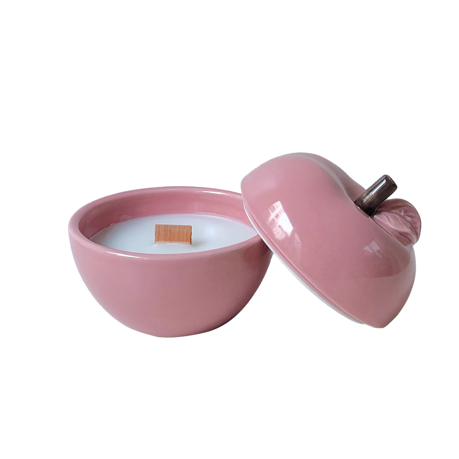 Bougie pom' glow rose jasmin – Image 2