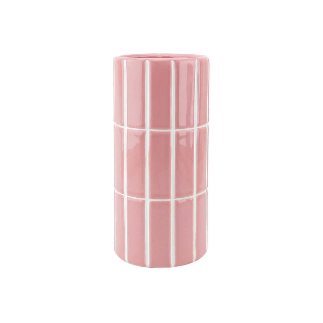 018195-1 Vase carrelage rose