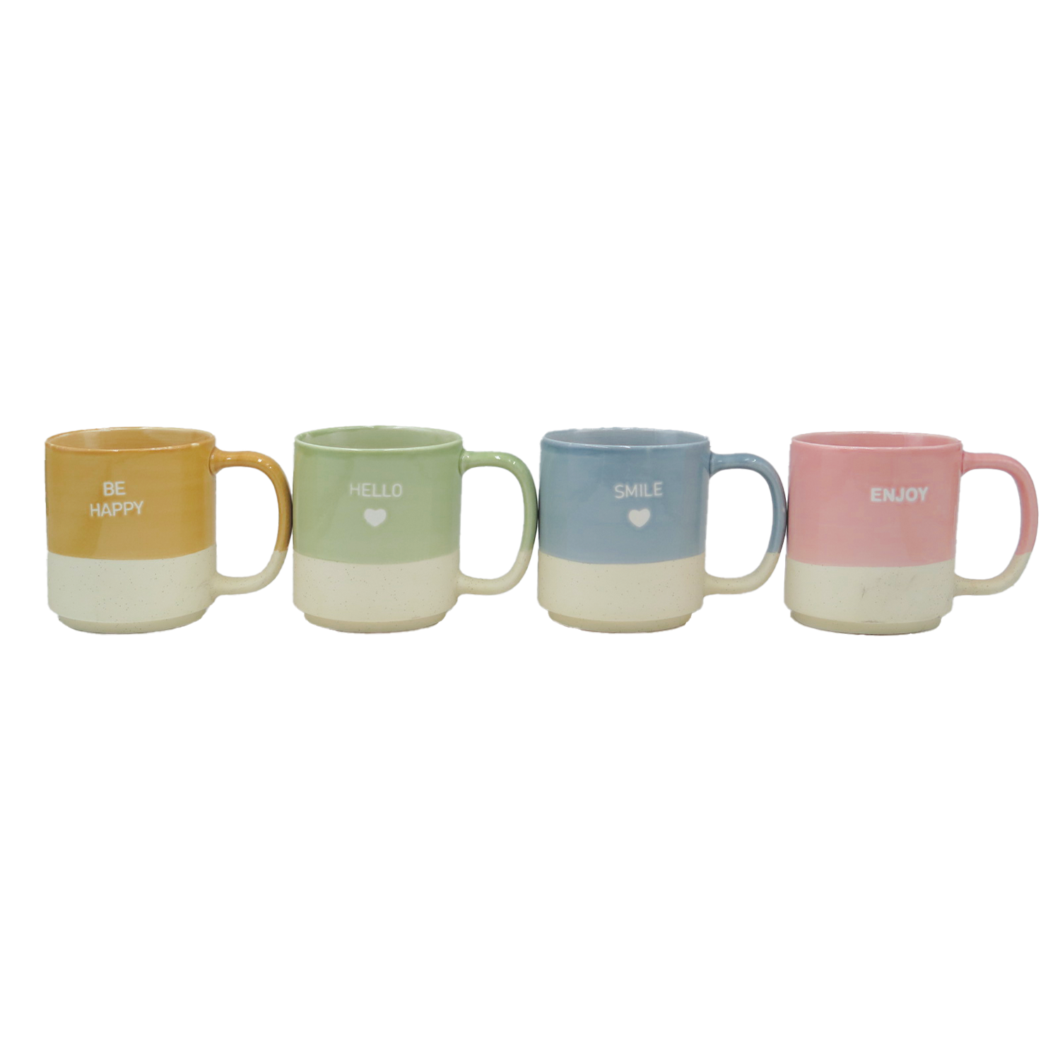 Set de 4 mugs viva