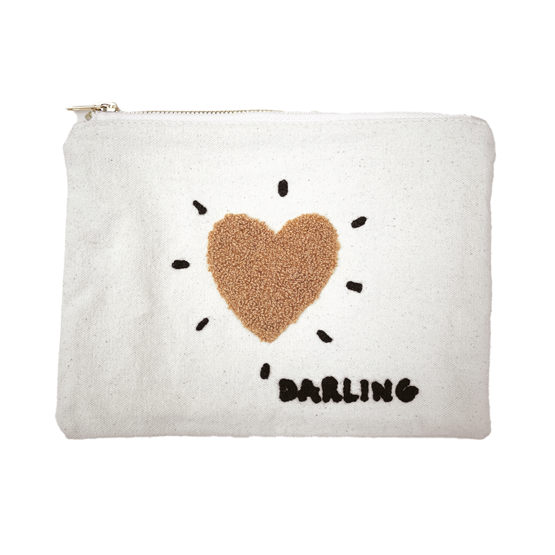 018267-1 Trousse influence cœur marron darling