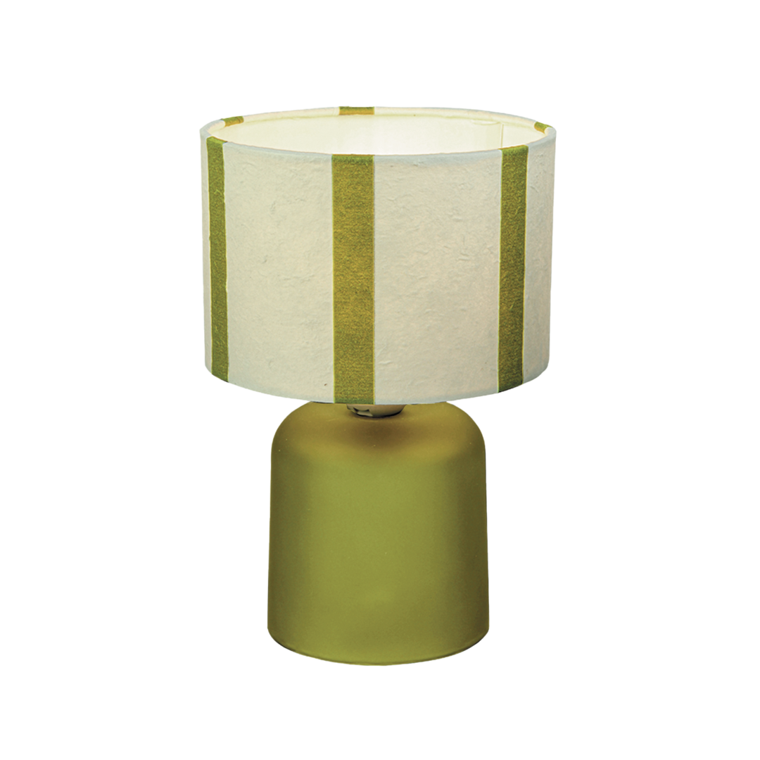 018681-1 Lampe à LED rayure jaune à piles
