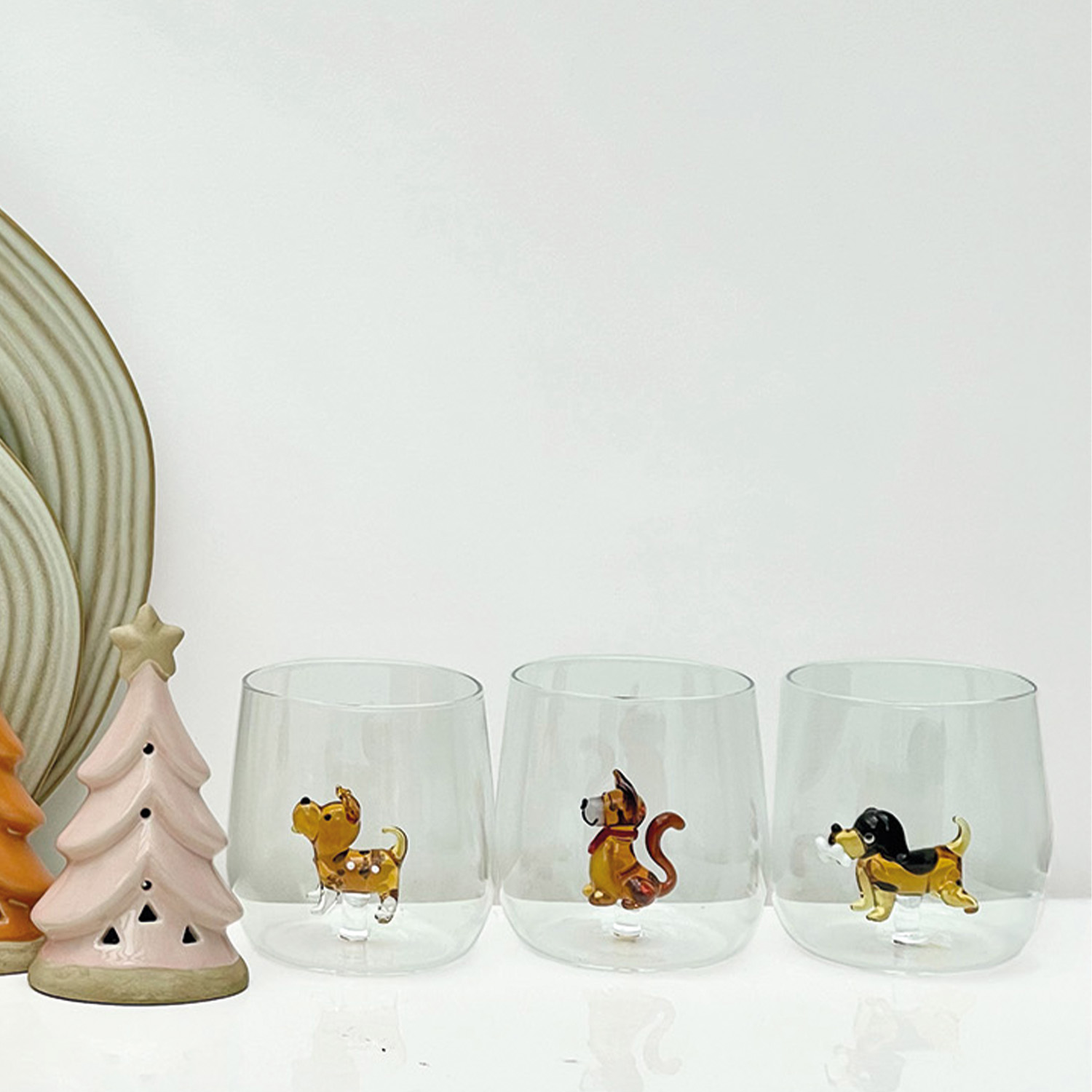 Verre gobelet 3D chien os – Image 3