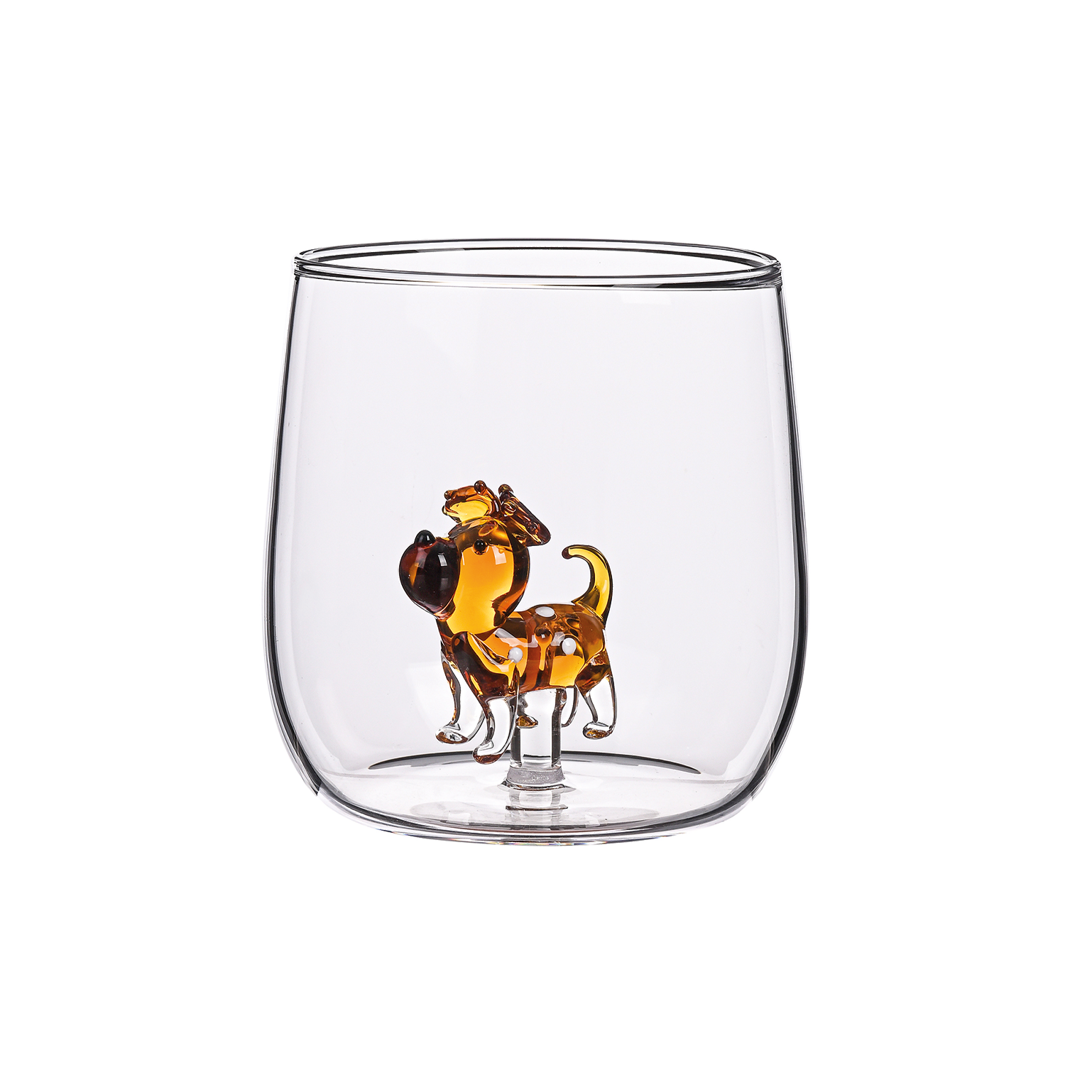 Verre gobelet 3D chien Max