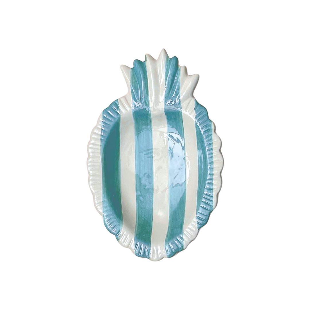 018895-1 Coupelle Ex-voto rayure bleu givré