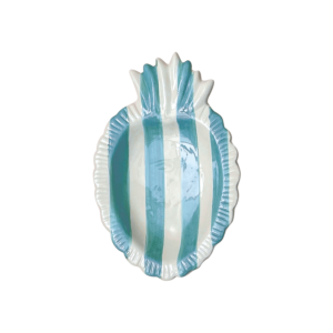 Coupelle Ex-voto rayure bleu givré