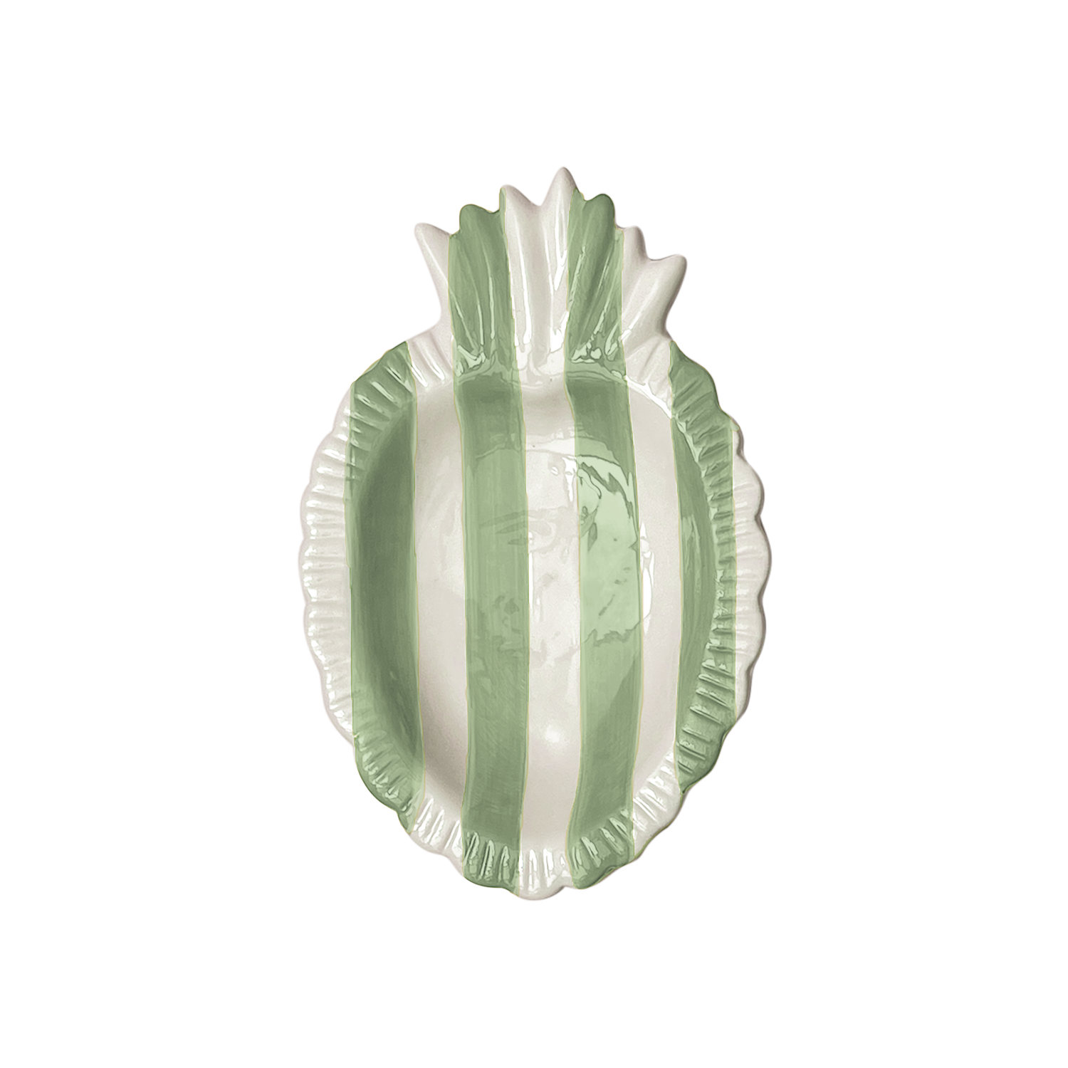 Coupelle Ex-voto rayure matcha