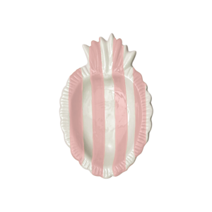 Coupelle Ex-voto rayure rose