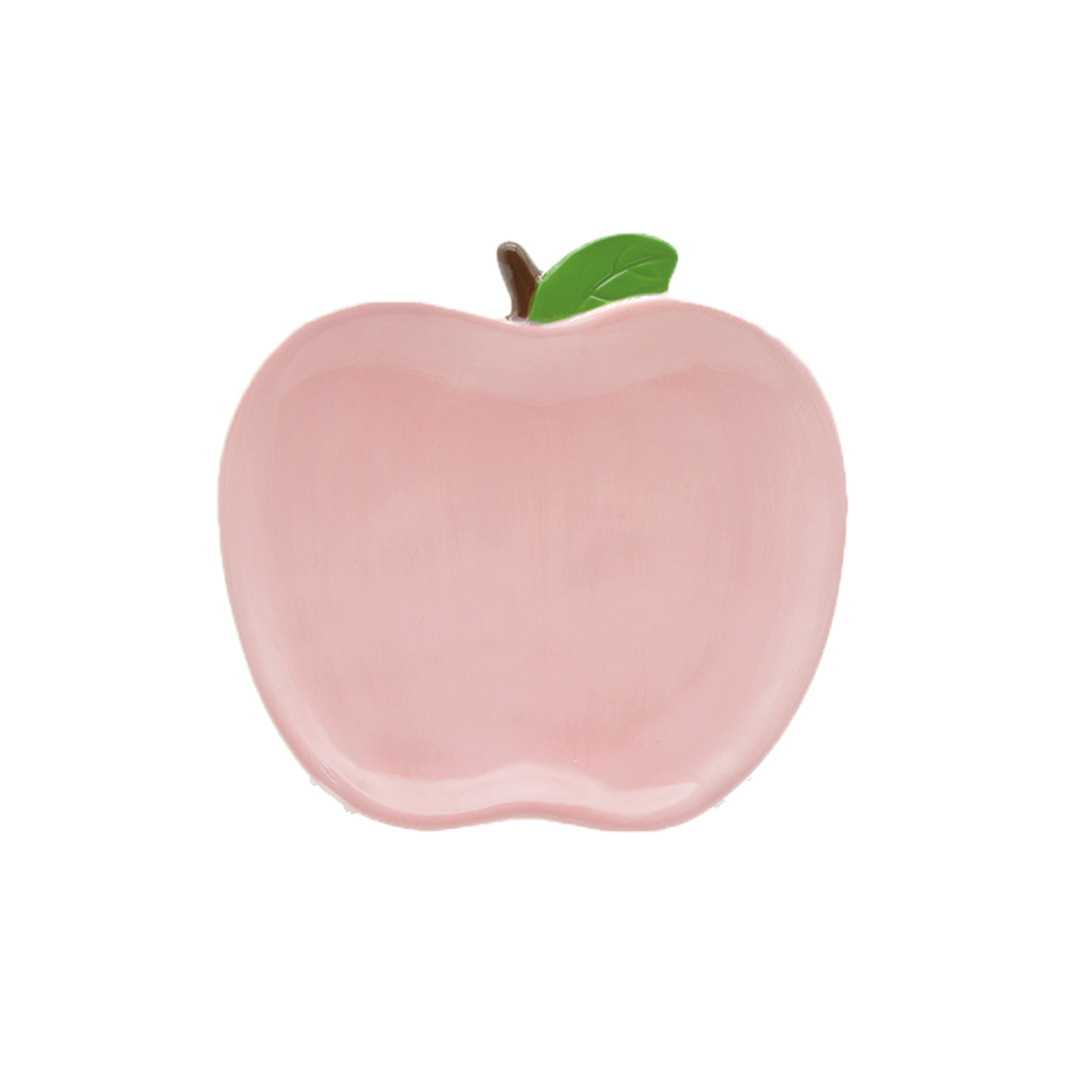 Assiette pomme rose