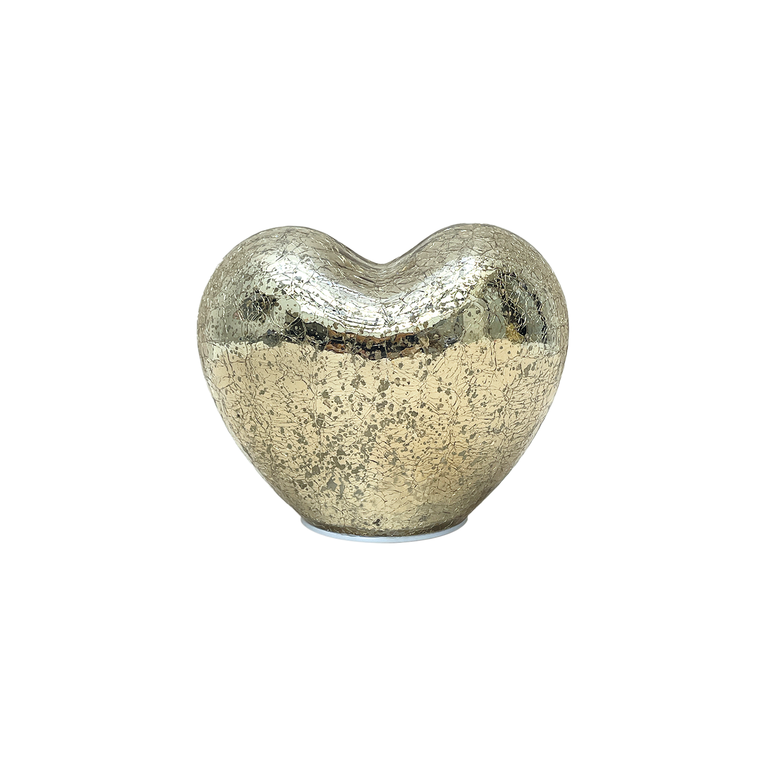 Déco LED coeur mini doré vieillit à piles