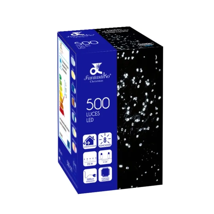 Guirlande XXL 500 LED Blanc Chaud – 8 Fonctions – 30 m – Image 2