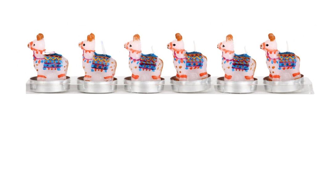 Set de 6 Bougies Lama